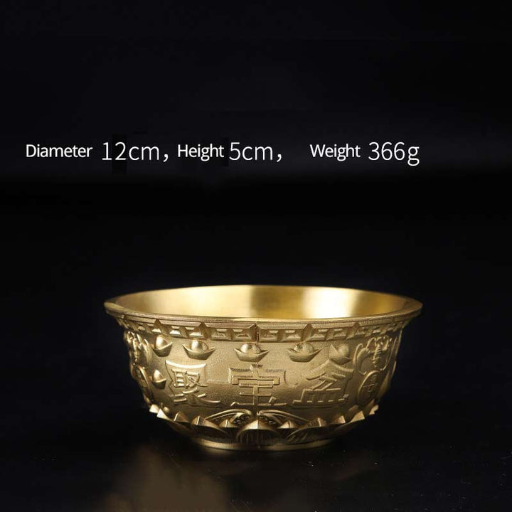 Buddha Stones, FengShui, die Reichtum und Kupferdekoration anziehen