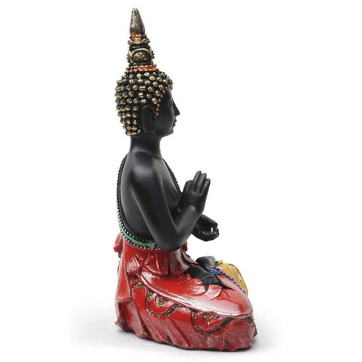 Thailändische Buddha-Serenity-Statue aus Kunstharz