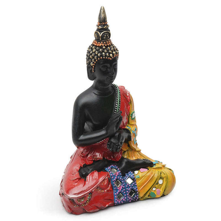 Thailändische Buddha-Serenity-Statue aus Kunstharz
