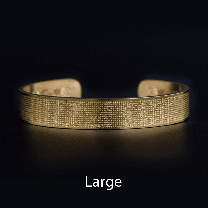 Buddha Stones Shurangama Mantra Gravur Titanstahl Segensarmband