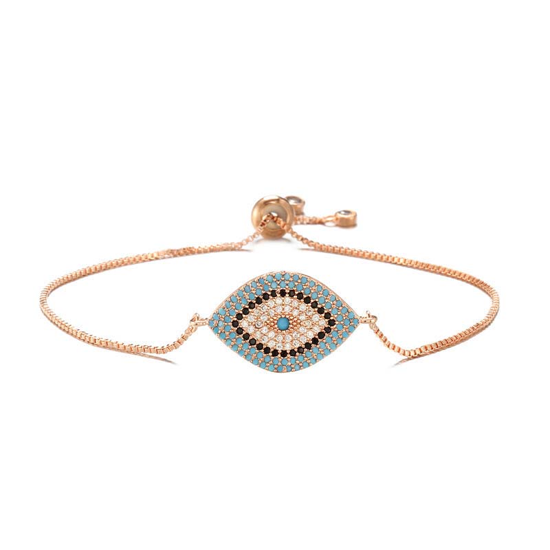 Buddha Stones Evil Eye Schutz-Heilarmband