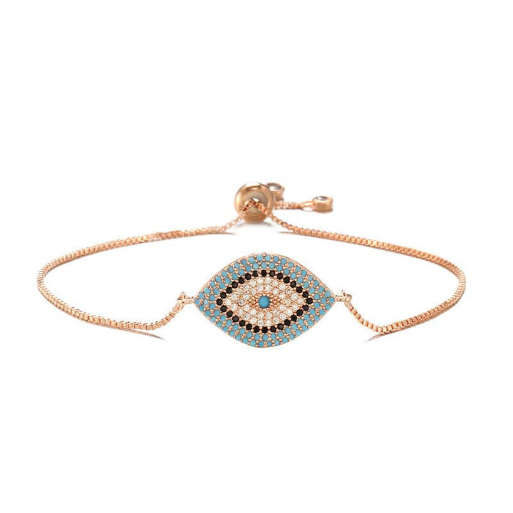 Buddha Stones Evil Eye Schutz-Heilarmband