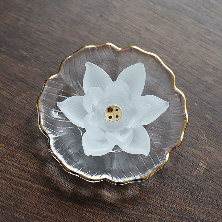 Mini Lotus Liuli Crystal Healing Meditation Stick Weihrauchbrenner