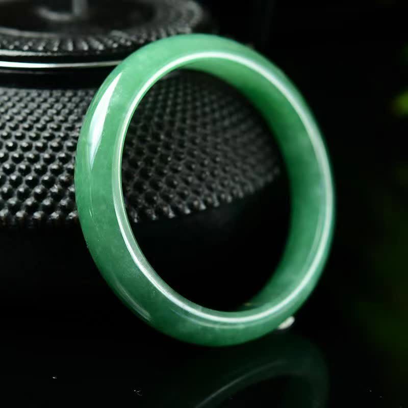 Buddha Stones Jade Heilung Fülle Schutz Armband Armreif