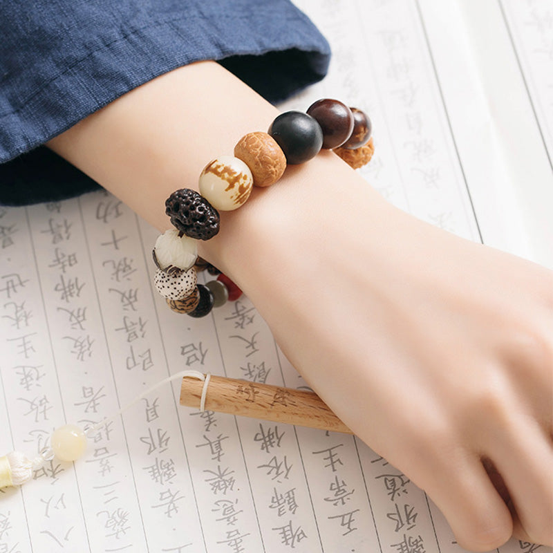 Bodhi Seed Lotus Weisheit Frieden Handgelenk Mala Armband