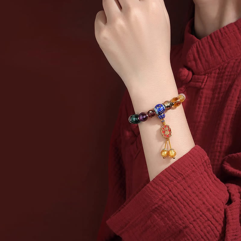 Buddha Stones, tibetische bunte Räucherstäbchen, Asche, Liuli-Glasperlen, Om Mani Padme Hum Dorje Vajra, 18 Perlen, Handgelenk-Mala