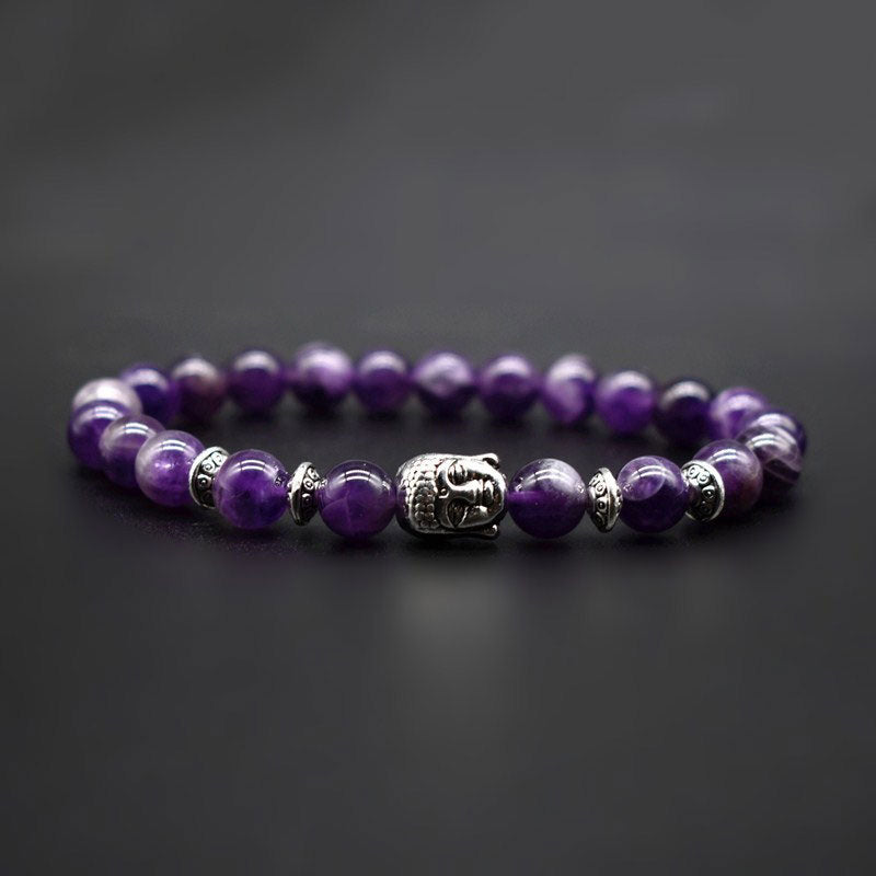 Buddha Stones Amethyst Love Healing Armband