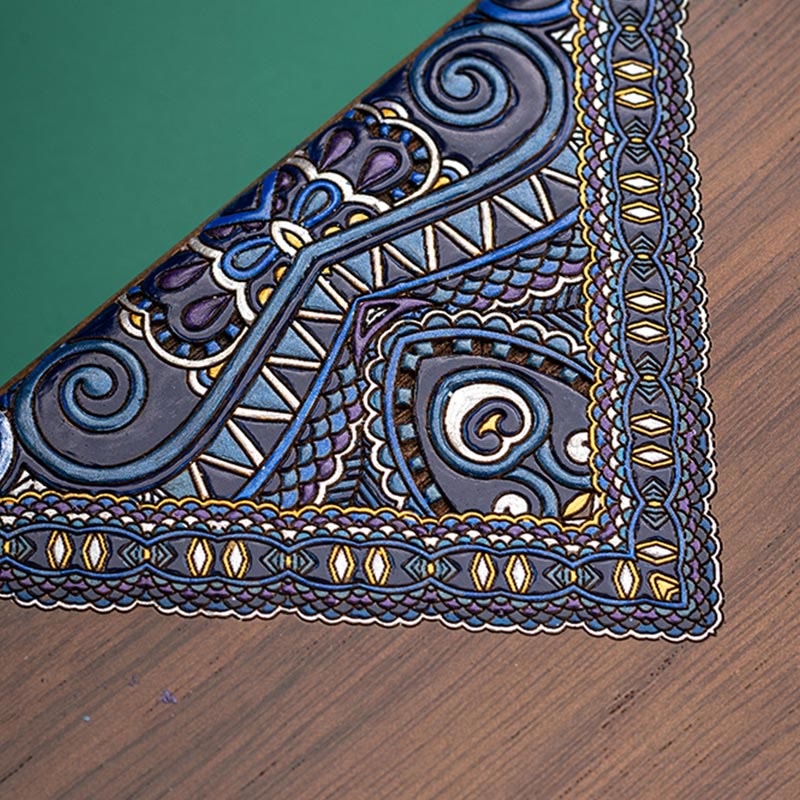 Vintage handgemachte Schmuckaufbewahrungsbox aus schwarzem Walnussholz mit Spiegel