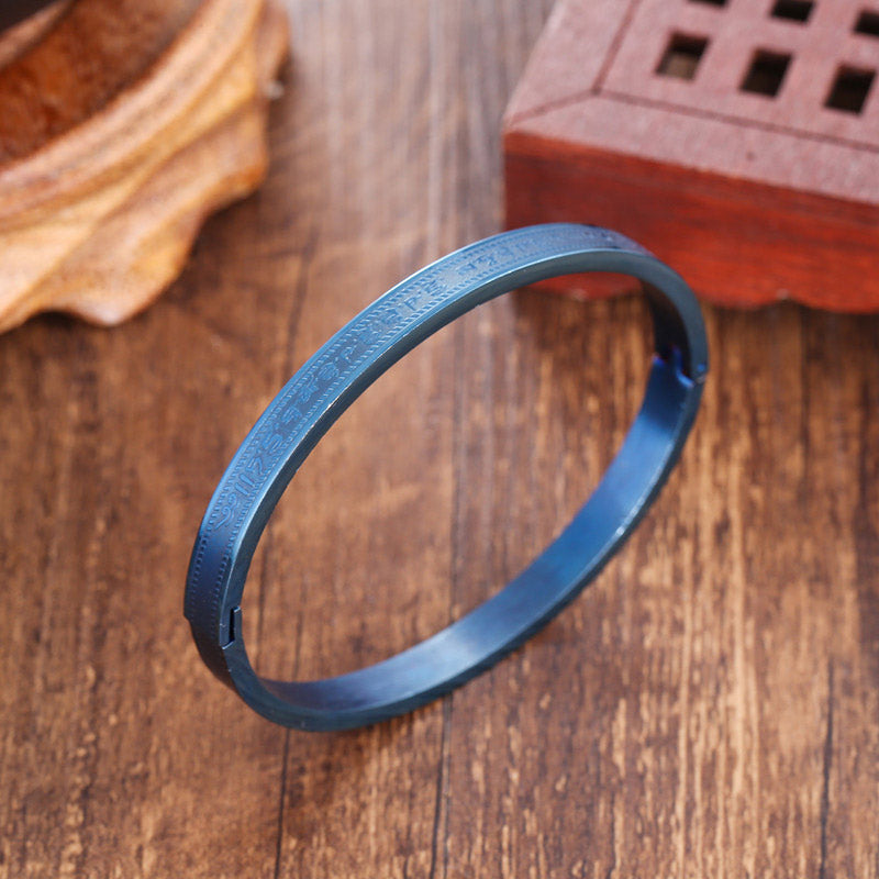 Buddha Stones Segensarmband aus Titanstahl