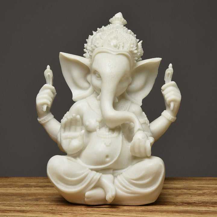 Buddha Stones, Ganesh Ganpati, Elefantenstatue, Reichtum, Segen, Heimdekoration