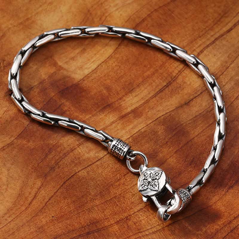 Buddha Stones, tibetisches Doppel-Dorje-Armband, Om Mani, Padme Hum, Buddha, Hakenkreuz, Vajra, Stärke