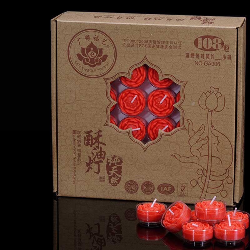 108 Stück Meditationsgebete Altarkerzen Tempelrituale Gebrauchsgegenstände