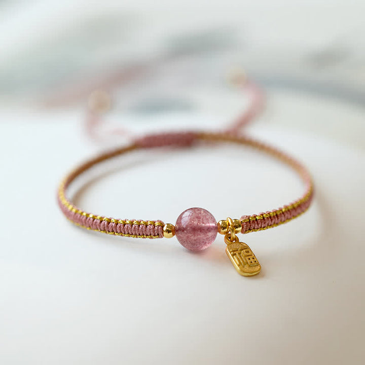 Armband mit Buddha Stonesn, rotem Achat, Jade, Lotus, Vertrauen, Ruhe