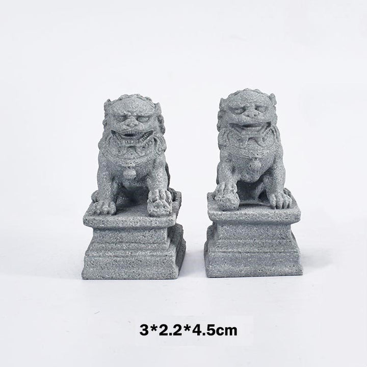 Buddha Stones, Löwe, Fu, Foo, Hunde, Elefant, zur Abwehr böser Segen, Heimdekoration