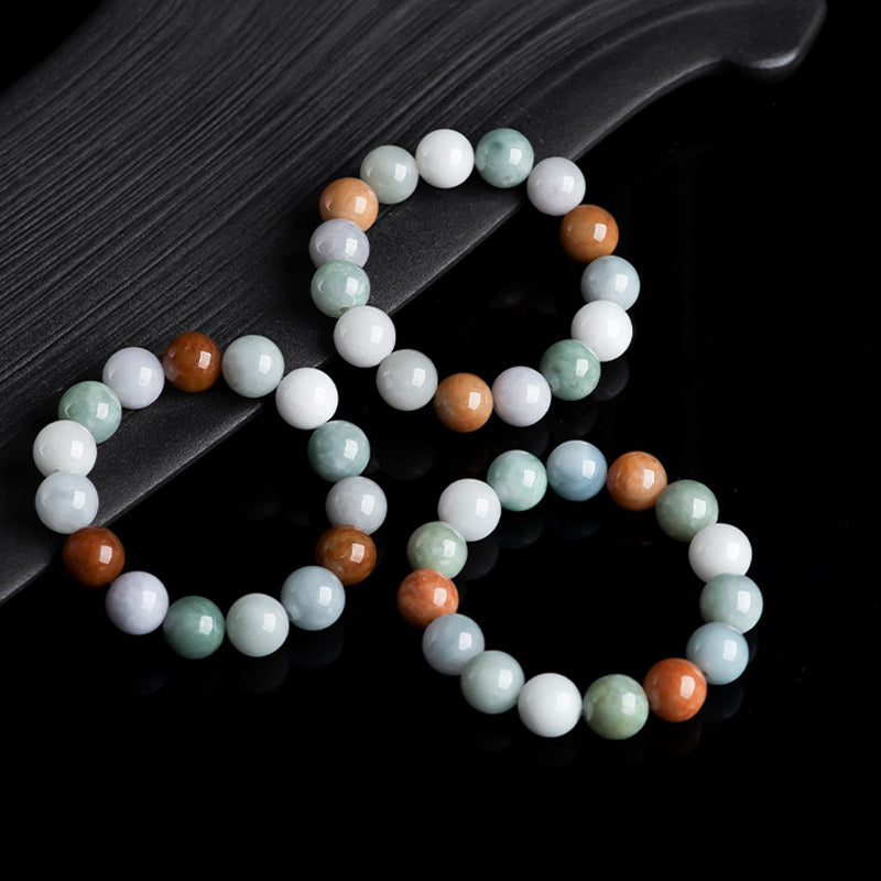 Buddha Stones natürliches Jade-Heilschutz-Armband