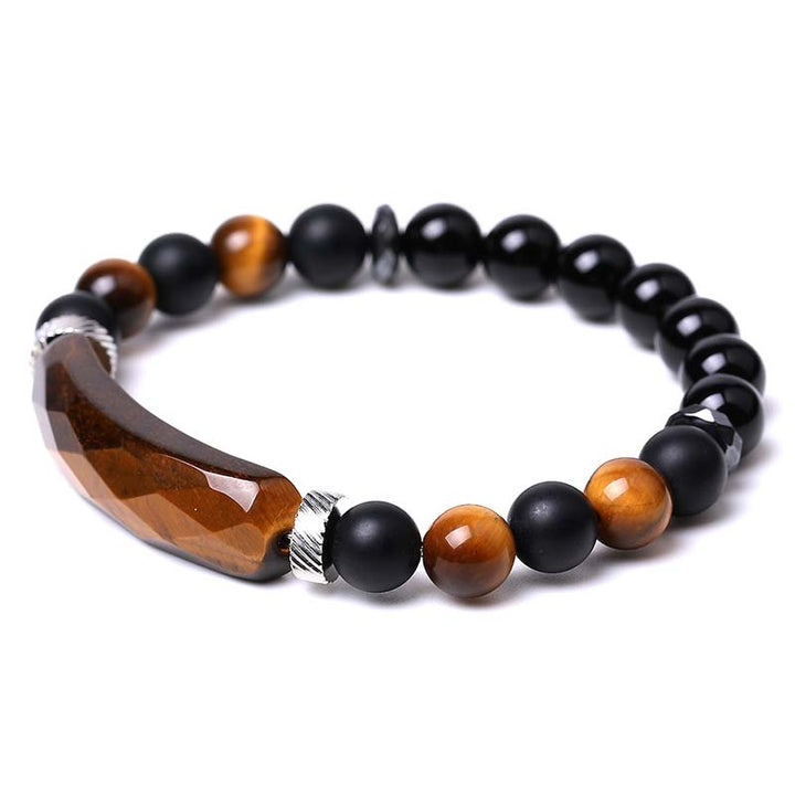 Buddha Stones Naturkristall-Heilarmband mit blauem Aventurin