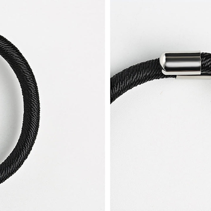 Buddha Stones 925 Sterling Silber Perfect Knot King Kong Knot Faith Strength Armband