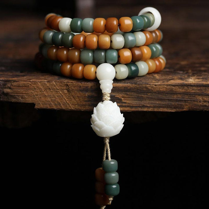 Bodhi Lotus Mala Harmony Halskette Armband