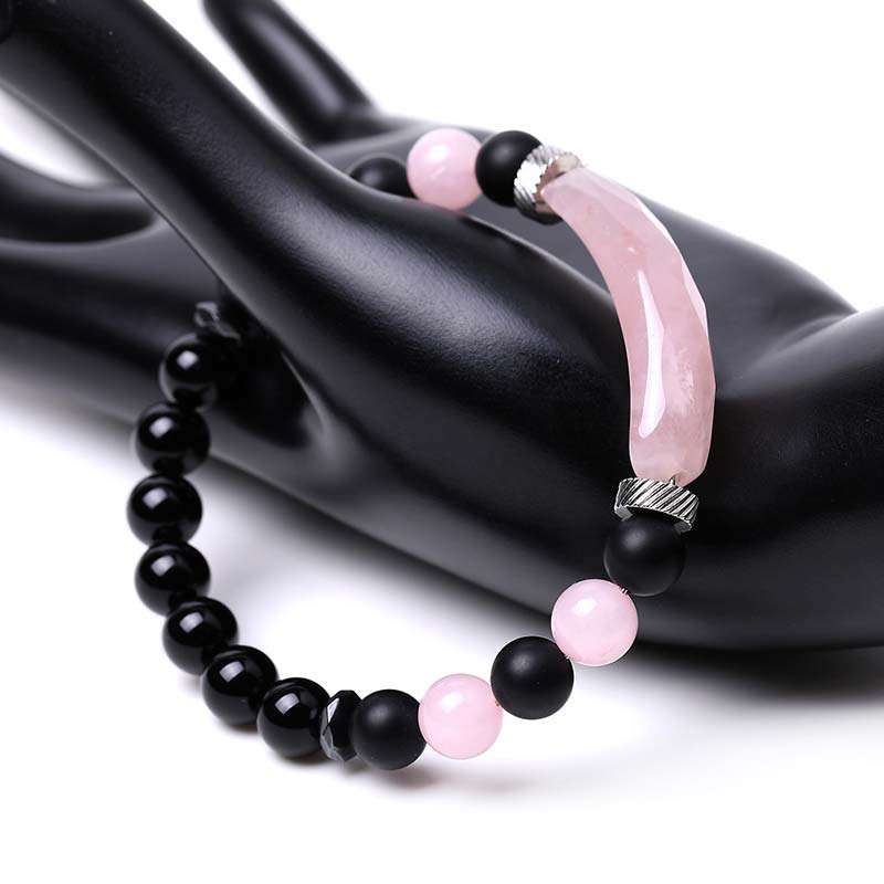 Buddha Stones Naturkristall-Heilarmband mit blauem Aventurin