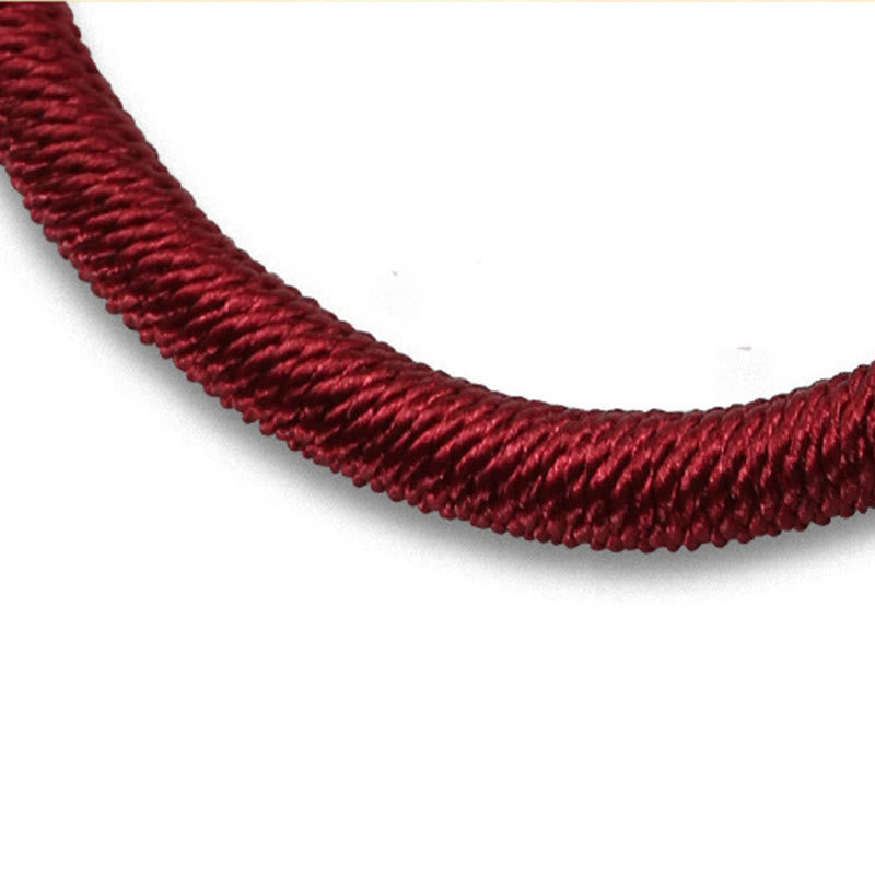 Buddha Stones Handgefertigtes tibetisches Türkis Om Mani Padme Hum Strength geflochtenes Armband