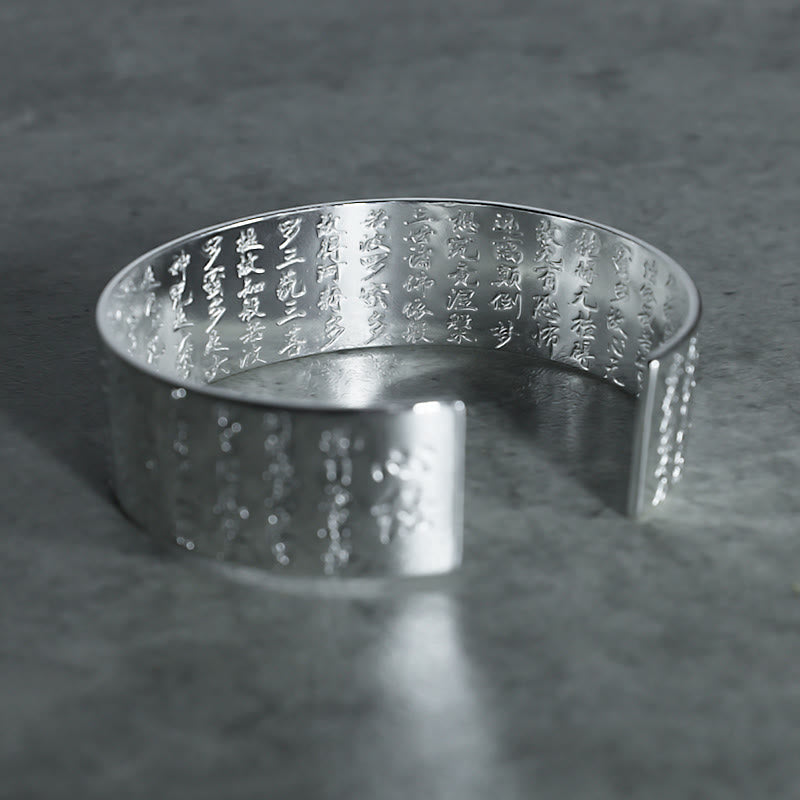 Buddha Stones Tibetisches Lotus-Glücksarmband aus Weiß Kupfer