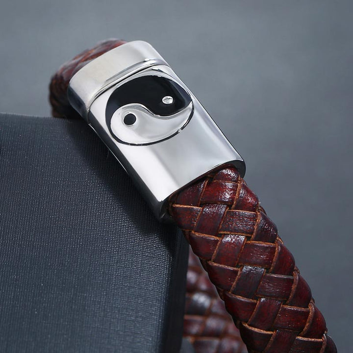 Buddha Stones FengShui Yin Yang Balance Armband