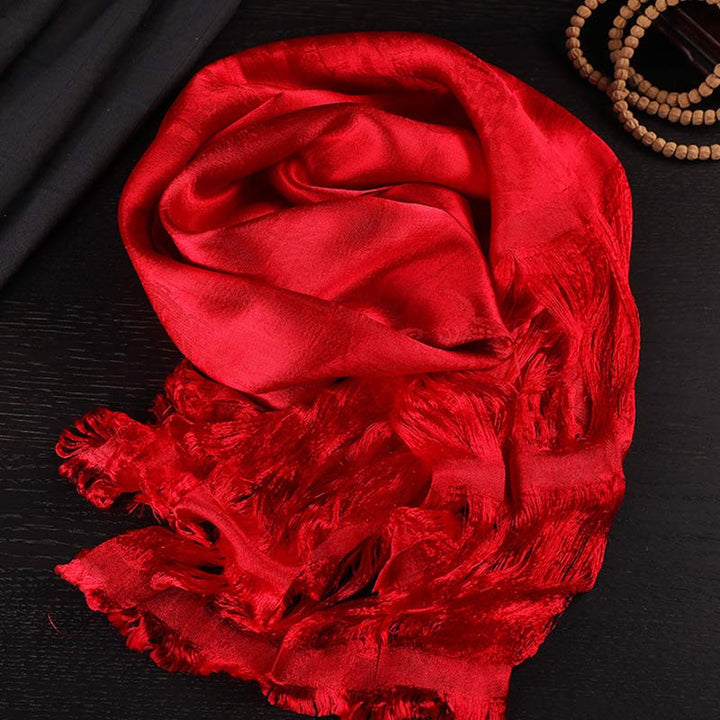 Buddha Stones, tibetischer Segen, verheißungsvoll, 5 Farben, Jacquard-Khata-Dekoration