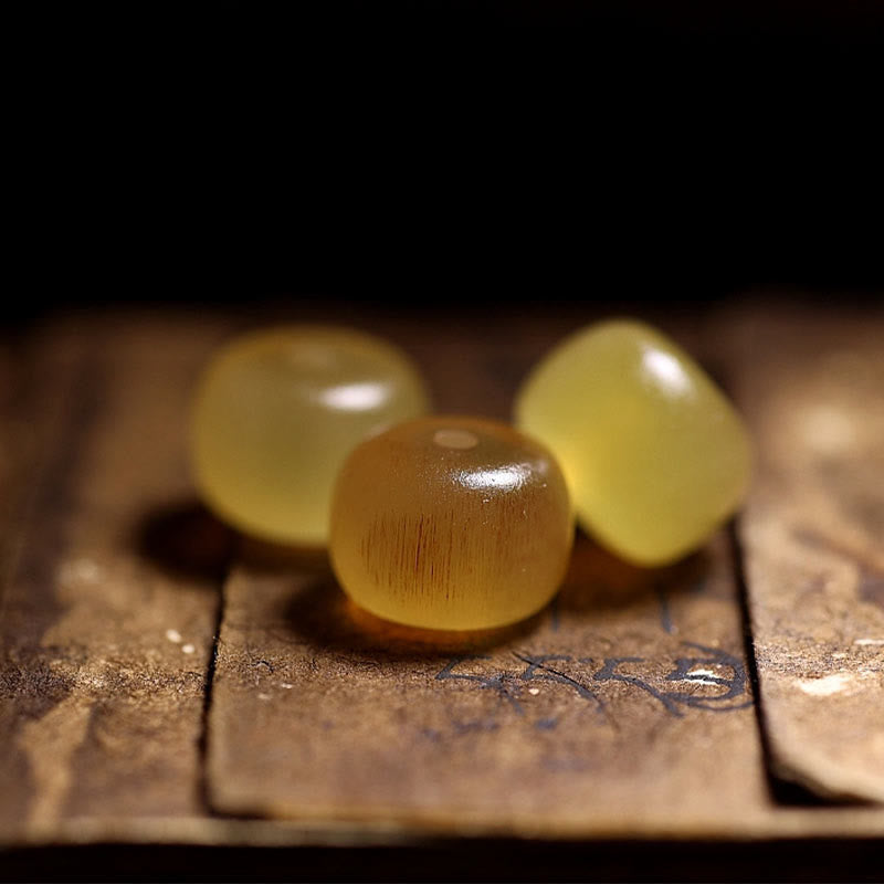 Buddha Stones Handgefertigtes tibetisches Schafhorn-Armband Om Mani Padme Hum Glücksverheißung