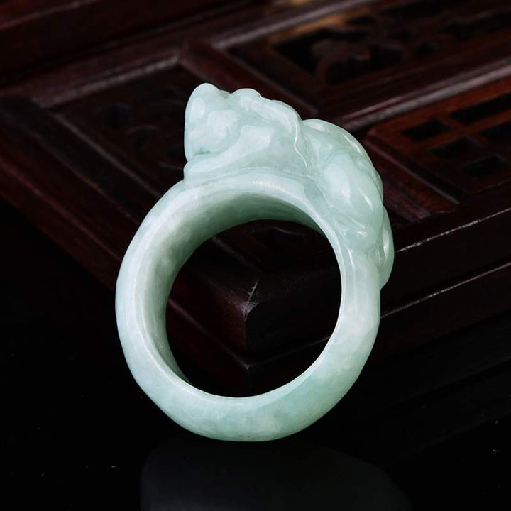 Fengshui Reichtum Jade PiXiu Glücksring