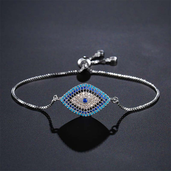 Buddha Stones Evil Eye Schutz-Heilarmband
