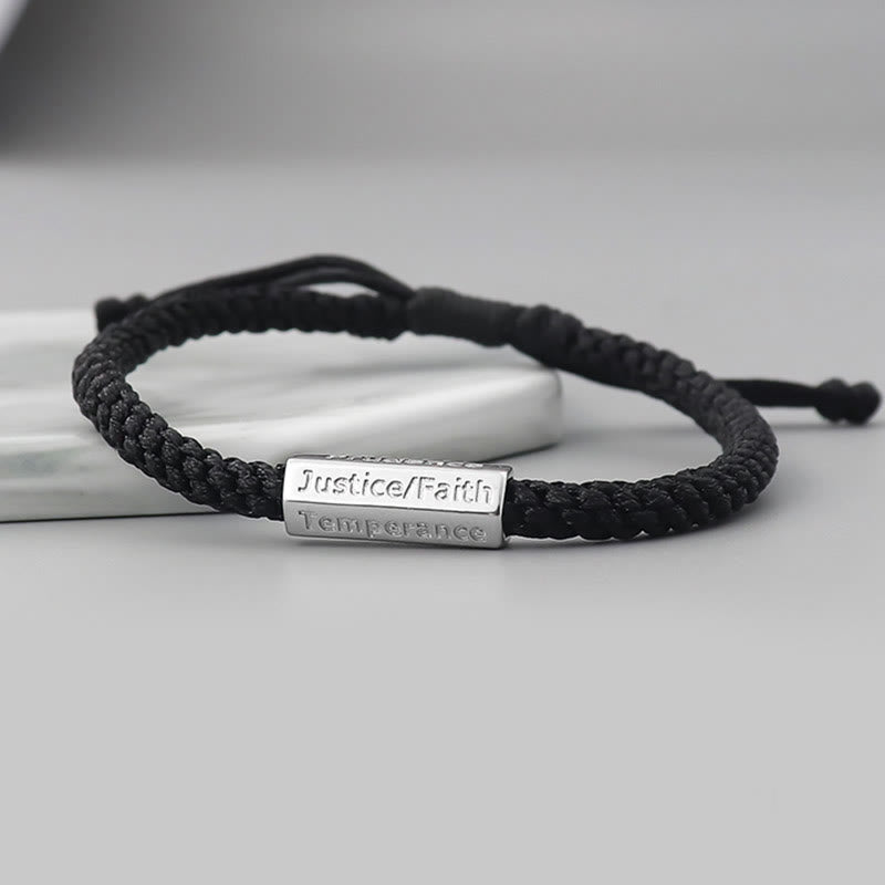 Sieben Todsünden, Sieben Tugenden, geflochtenes Armband