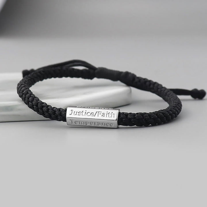 Sieben Todsünden, Sieben Tugenden, geflochtenes Armband