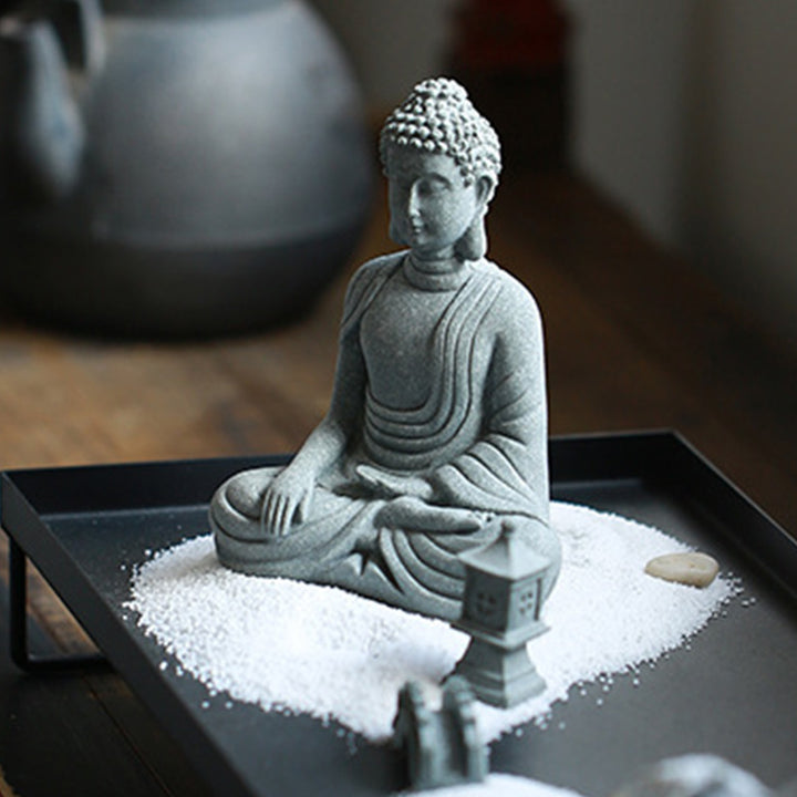 Buddha Stones, sitzend, Meditation, Buddha, Segen, Mitgefühl, Dekoration