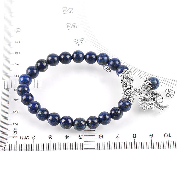 Buddha Stones, natürlicher Edelstein, Baum des Lebens, Glücksbringer, Stretch-Armband