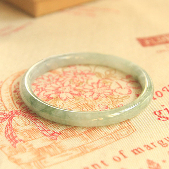 Armreif mit Buddha Stonesn, natürlichem Jade, Friedensheilung