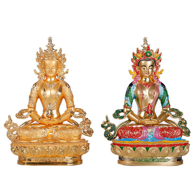 Langlebigkeits-Buddha-Figur, Serenity-Statue, Heimdekoration