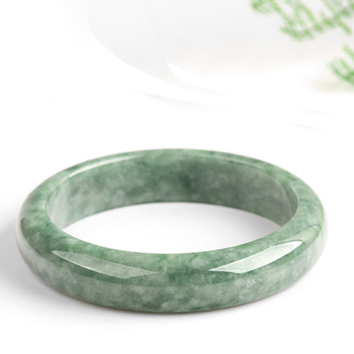 Armreif mit Buddha Stonesn, natürlichem Jade, Glück, Reichtum