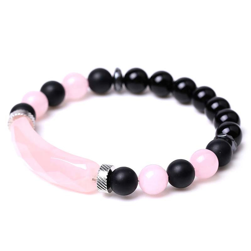 Buddha Stones Naturkristall-Heilarmband mit blauem Aventurin