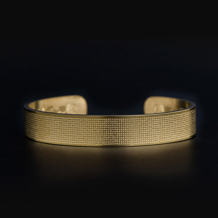 Buddha Stones Shurangama Mantra Gravur Titanstahl Segensarmband