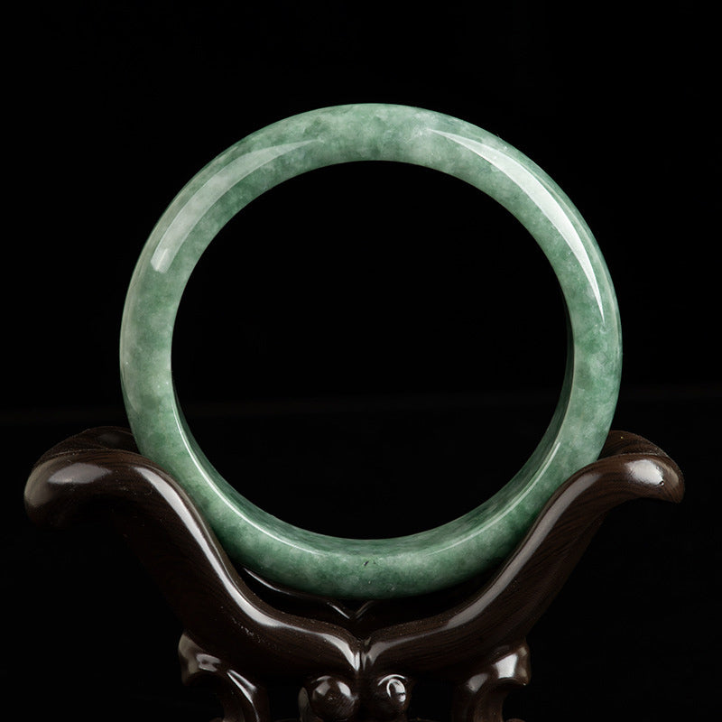 Armreif mit Buddha Stonesn, natürlichem Jade, Glück, Reichtum