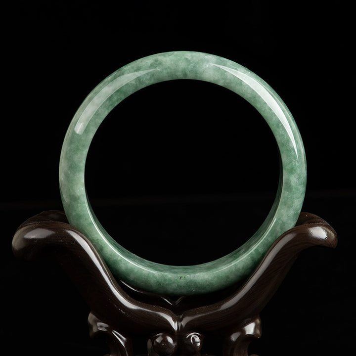 Armreif mit Buddha Stonesn, natürlichem Jade, Glück, Reichtum