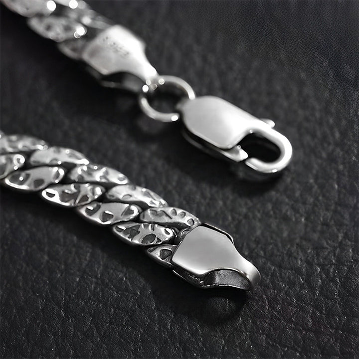 Buddha Stones Einfaches gepunktetes Textur-Design Kupfer-Glücksschnallenarmband