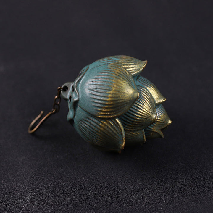 Buddha Stones Lotus Meditation Räuchergefäß zum Aufhängen, Dekoration