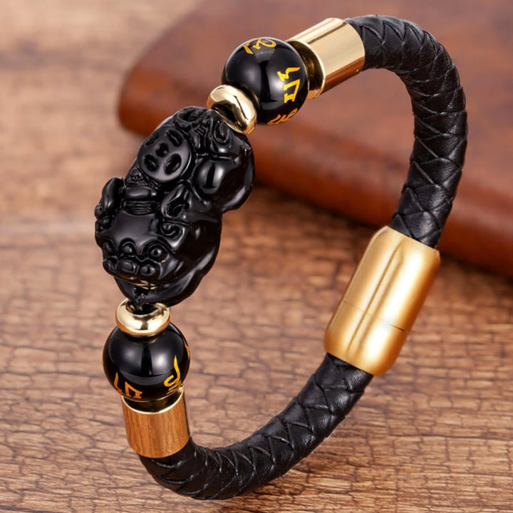 FengShui Tigerauge Pixiu Armband