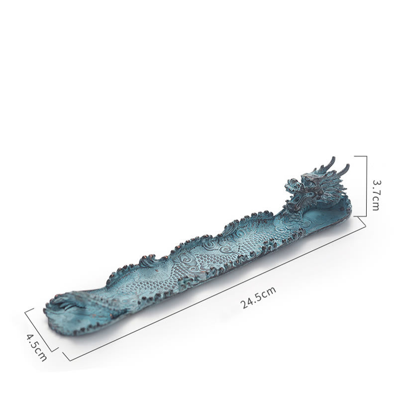 Buddha Stones Auspicious Dragon Strength Legierung Räuchergefäß Dekoration