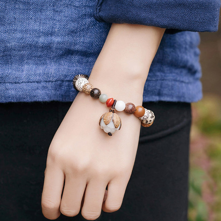 Bodhi Seed Lotus Weisheit Frieden Handgelenk Mala Armband