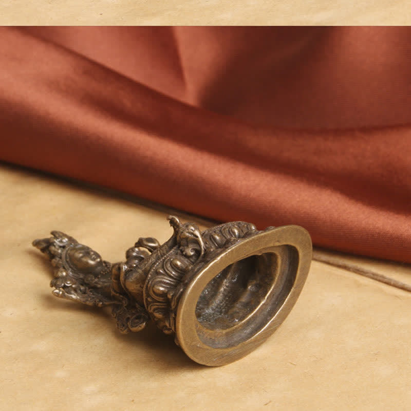 Bodhisattva Green Tara Calm Hope Kupfer Statue Dekoration