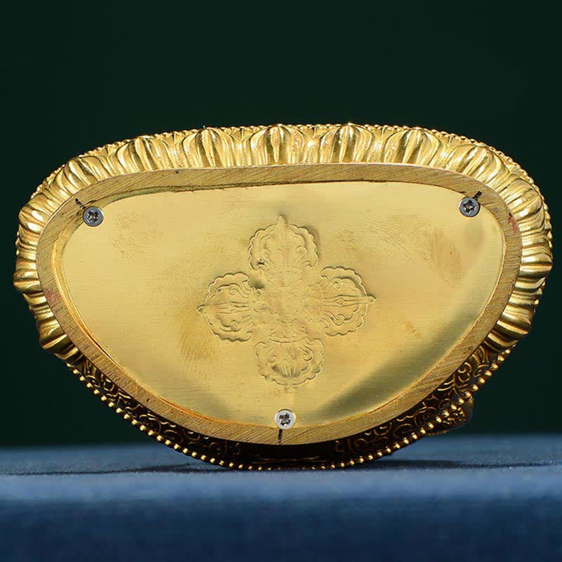 Buddha Shakyamuni Figur Erleuchtung Kupferstatue Heimdekoration