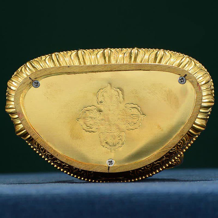 Buddha Shakyamuni Figur Erleuchtung Kupferstatue Heimdekoration