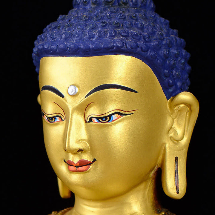 Buddha Shakyamuni Mitgefühl Kupfer Statue Dekoration